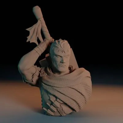 Guts, the Black swordsman / Berserk / bust