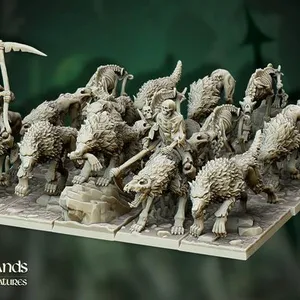 Direwolves Unit - Highlands Miniatures