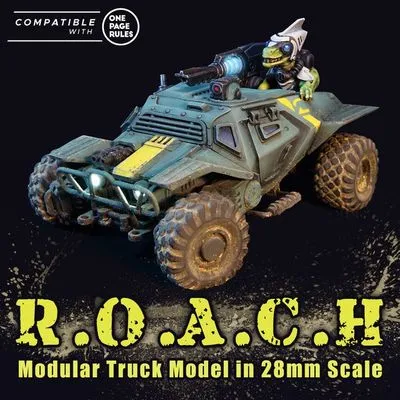 ROACH - Modular Truck Model Kit in 28mm Scale