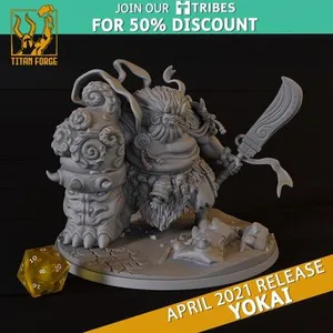 Oni Hamori - Yokai - Titan Forge Miniatures April 2021