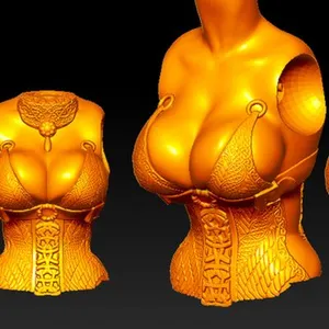 Female torso (totem dress)