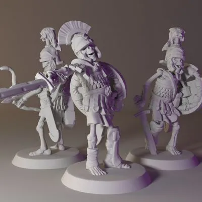 Skeleton Warrior Set !SUPPORTED! !FREE!