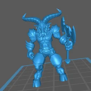 Beastman - Goat-Man - Warrior of Chaos