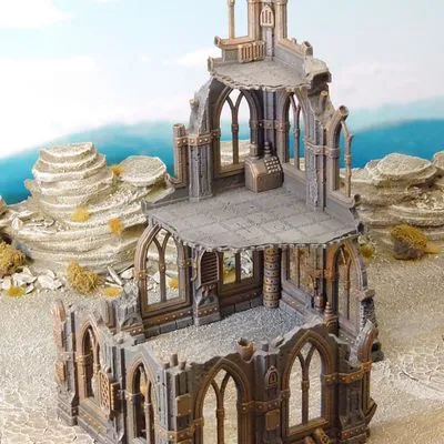 Gothic scifi ruins free sample
