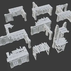 Fantasy Ruins - Basic Modular Building Blocks