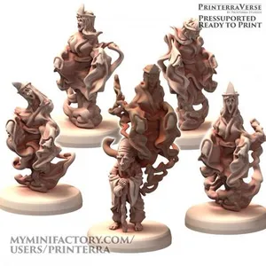 003 JAPAN Youkai Ghost Nurarhiyon Old Man and Yuurei Ectoplasm