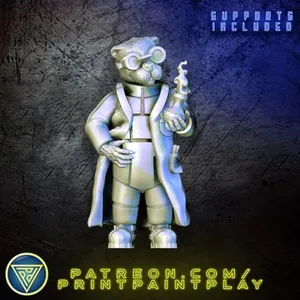 Otter Alien Scientist