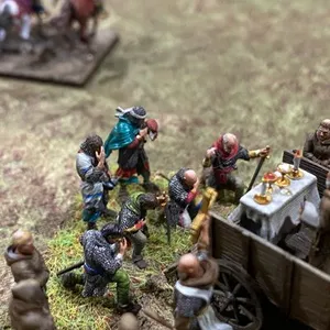 15mm 11th century Spanish Knights Praying