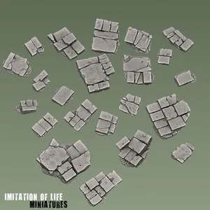 Flagstone Basetoppers - Supportfree base detailing kit