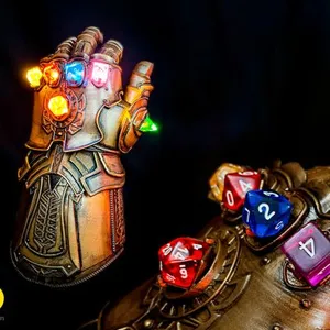 The Infinity Gauntlet – Wearable DnD Dice Holder