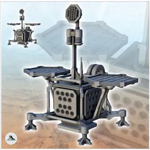 Space exploration probe with photovoltaic panels (1) - Future Sci-Fi SF Infinity Terrain Tabletop Scifi