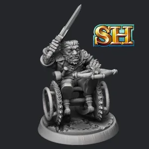 Dwarf Ranger in Wheelchair