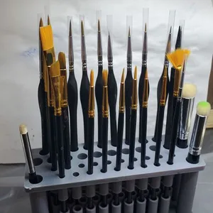 Paintbrush Holder with Cup