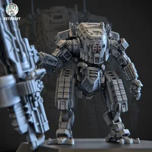 A Man and his Robot 100mm 3D Printable