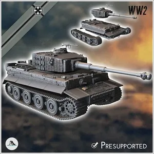 Panzer VI Tiger Ausf. E 1944 (late) - Germany Eastern Western Front Normandy Stalingrad Berlin Bulge WWII