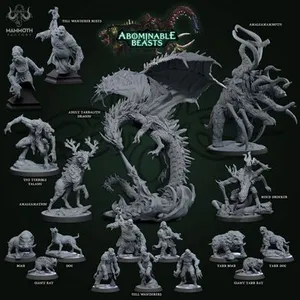 Abominable Beasts - The Immortal Flame Setting Guide (+ 5e Adventure)