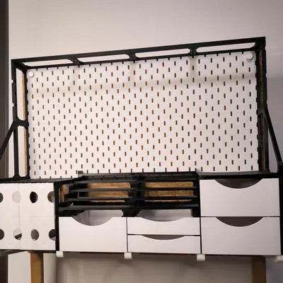 Master Painter - Modular 3D Printable Paint Rack - All STLs — Фото 38 из 40