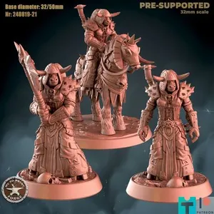 Death Knight Tauren Female 3 models