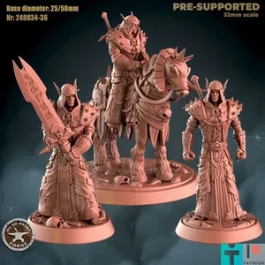 Death Knight BloodElf 3 models
