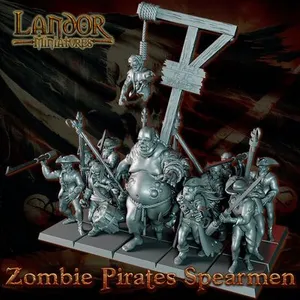 Zombie Pirates Spearmen