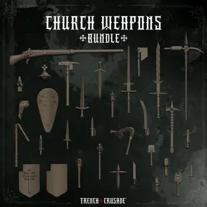Church Weapons Sprue - Trench Crusade
