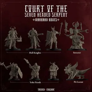 Trench Crusade - Court of the Seven Headed Serpent Warband