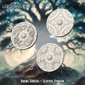 Viking Shields - Scatter Terrain - Presupported