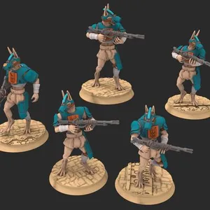 Ta-Khefet – Geb | Laser Rifles – Modular Greanan Infantry