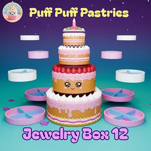 Kawaii Jewelry Box 12 Birthday Cake