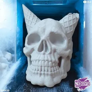 Ice Cream Skull ( No Supports )