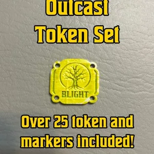 Malifaux Outcast Token and Marker Set