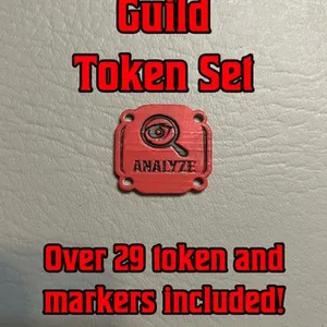 Malifaux Guild Token and Marker Set