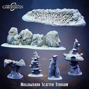 Hollowdark Scatter Terrain Props - Tyranny of Bliss - Presupported