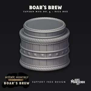 Boar's Brew - Tavern Mug no. 5 - Dice Box