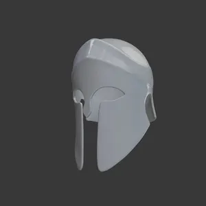 Ancient Greek Helmet – Spartan Warrior 3D Print Model