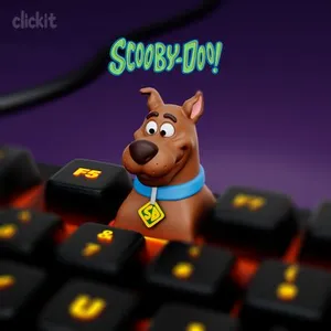 Scooby Inspired Artisan Keycap – 3D Printable Mechanical Keyboard Cap (Cherry MX Compatible)