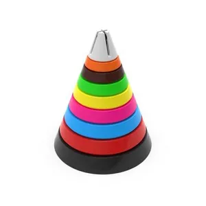 3D Printable Educational Puzzle Game for Kids – Stacking Cone Shape Toy for Learning