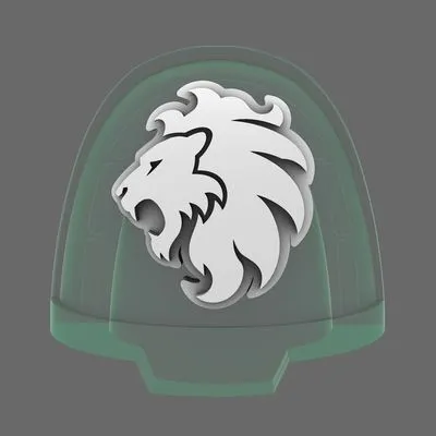 Lion Spirit Knights V10B Shoulder Symbols LEFT
