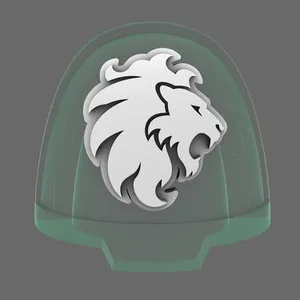 Lion Spirit Knights V10B Shoulder Symbols RIGHT