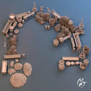 Farm Animal Pens Objects and Props