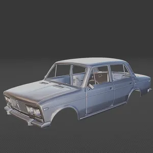VAZ 2106 Body – Ready for 3D Print