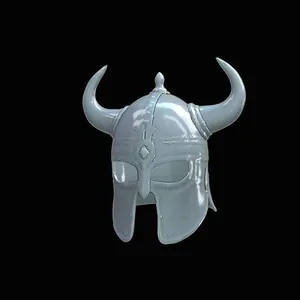 Bull Chief Horned Helm Wearable Helmet STL – Nordic Warrior 3D Printable Model