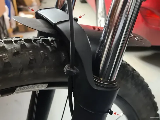 Mountain Bike Front Mudguard Extended (Remix / MTB) — Фото 2 из 4