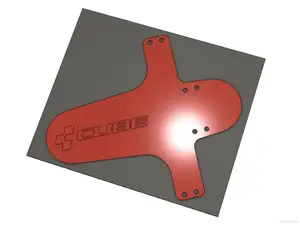 Mountain Bike Front Mudguard Extended (Remix / MTB)