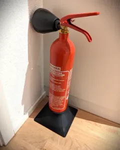 Fire extinguisher stand
