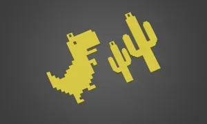 Google Dino - Holiday Decoration