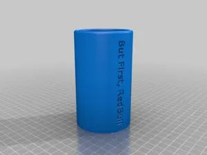 But First, RedBull (12oz Koozie)