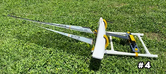 DF95 DF65 IOM US1M Star 45 PVC RC sailboat stand — Image 4 of 16