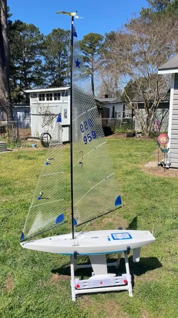 DF95 DF65 IOM US1M Star 45 PVC RC sailboat stand — Image 10 of 16