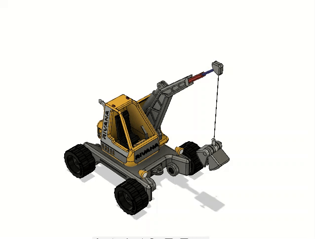 Yellow Pickup Crane Version 2